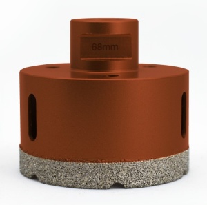 Carota diamantata pt. gresie portelanata & piatra - diam. 82mm - Profesional Standard - DXDY.REDrill.82 - Img 2