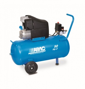 Compresor de aer cu piston - 1.5 kW, 220 L/min, 10 bari - Rezervor 50 Litri - ABAC-MONTE-CARLO-L20
