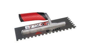 Gletiera dintata cu maner Rubiflex 28cm, 10x10mm - RUBI-74941