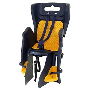 Scaun Bicicleta Spate pentru Copii Prindere pe Portbagaj BELELLI LITTLE DUCK CLAMP Albastru - Img 1