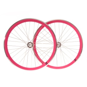 Set Roti Single Speed/Fixie SXT 700-32H 40 mm Roz - Img 1