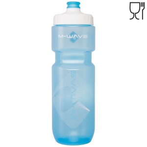 Bidon Plastic M-WAVE PBO 750 -Albastru Transparent