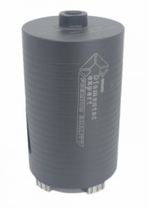 Carota diamantata PREMIUM ø122mm x 180mm x M16 pentru gaurire Beton armat, Zidarie, Granit - DXDY.P0117.122