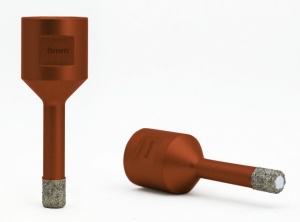 Carota diamantata pt. gresie portelanata & piatra - diam. 10mm -cu ceara- Profesional Standard - DXDY.REDrill.10 - Img 3