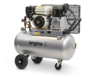 Compresor de aer cu piston, motor Honda - 3.5 kW, 320 L/min, 10 bari - Rezervor 100 Litri - ABAC-engineAIR-4/100-10-Petrol - Img 3