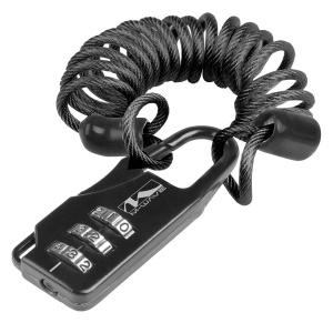 Lacăt cu Cablu și Cifru M-WAVE PD 3 L - 3 Cifre, 3x1200 mm
