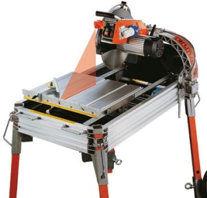 Masina de taiat materiale de constructii 80cm, 2.2kW, ELITE 80S cu laser si roti - Battipav-9001 - Img 4