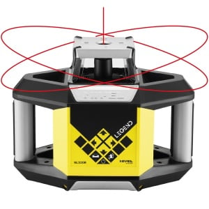 Nivela laser rotativa profesionala cu pante X/Y Nivel System NL320R DIGITAL cu trepied SJJ1 și stadie LS35 - Img 2