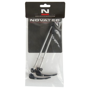Set QR NOVATEC Negru - Compatibil Față 100 mm și Spate 135 mm