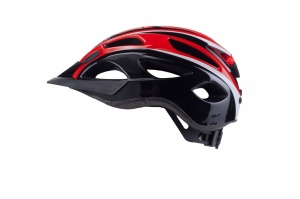 Casca Ciclism B-RACE S-291 Negru/Rosu Led Inclus 58-61 cm - Img 3