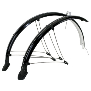 Set Aparatori Noroi Flexibile M-WAVE 26" 60 mm Negru - Img 1