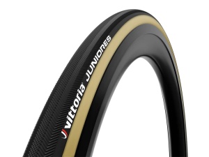 Anvelopa VITTORIA Juniors 21-24(507) Tubular 220TPI Negru-Cream 260g - Img 1