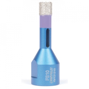 Carota diamantata pentru gresie portelanata diam. 10 mm Montolit FS10