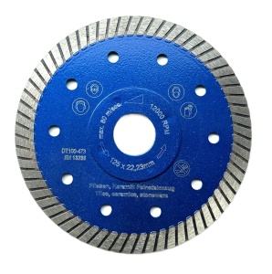 Disc DiamantatExpert pt. Gresie ft. dura, Portelan dur, Granit - Turbo 125x22.2 (mm) Super Premium - DXDH.3927.125