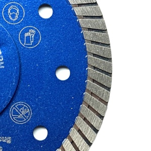 Disc DiamantatExpert pt. Gresie ft. dura, Portelan dur, Granit - Turbo 125x22.2 (mm) Super Premium - DXDH.3927.125 - Img 2