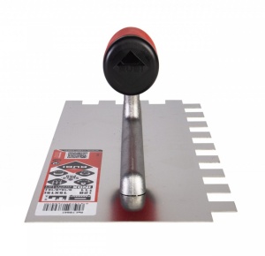 Gletiera dintata cu maner Rubiflex 28cm, 15x15mm - RUBI-76947 - Img 2
