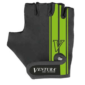 Manusi Ciclism VENTURA L/XL (Negru/Verde) - Img 1