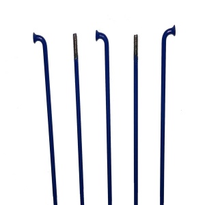 Spita Inox 2 mm cnSPOKE Albastru-256 mm