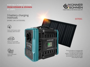 Statie de incarcare baterie externa centrala portabila Konner 200W - KS-200PS - Img 3