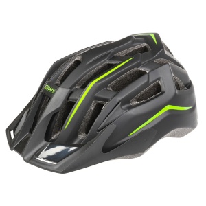 Casca Ciclism MIGHTY HAWK Negru/Verde L(58-62 cm)