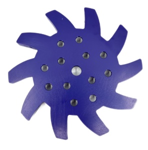 Disc stea cu segmenti diamantati pt. slefuire pardoseli - segment dur - Albastru - 250 mm - prindere 19mm - DXDY.8501.250.11.23 - Img 4