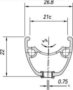 Janta MACH.1 TRAXX 29"(622-21C) Capsata 32H - Img 2
