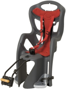 Scaun Bicicleta Spate pentru Copii Prindere pe Cadru BELLELLI PEPE STANDARD Grey - Img 1