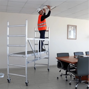 Schela Mobilă Profesională ProTUBE F90 din Aluminiu, Hmax 2,7 m