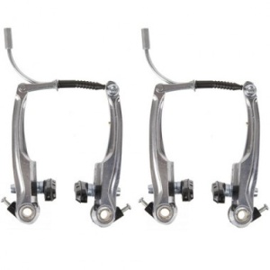 Set V-Brake Aluminiu M-WAVE ( F+R ) Silver 113 mm - Img 2