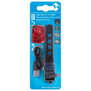 Stop Spate cu Acumulator M-WAVE "Helios K 1.1 USB SL" - Img 2
