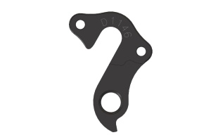 Ureche cadru PILO D1146 compatibilă cu bicicletele VSF, Kreidler, Compel și Ortler. Fabricată CNC din aluminiu anodizat pentru rezistență sporită. Ax 5 mm (Standard QR).