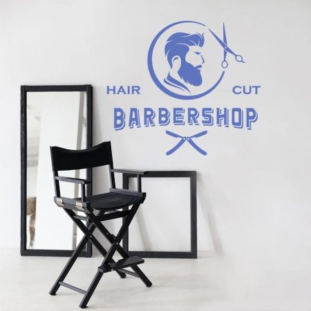 Barbershop (man profile and vintage font) - Img 4