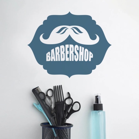 Barbershop (minimalist vintage sign) - Img 2