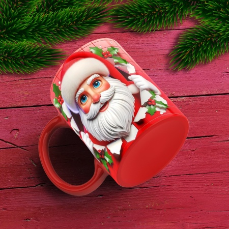 Cana De Craciun - 3D Smiling Realistic Santa - Img 3