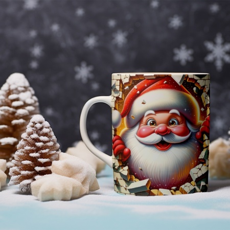 Cana De Craciun - Cute Santa - Img 2