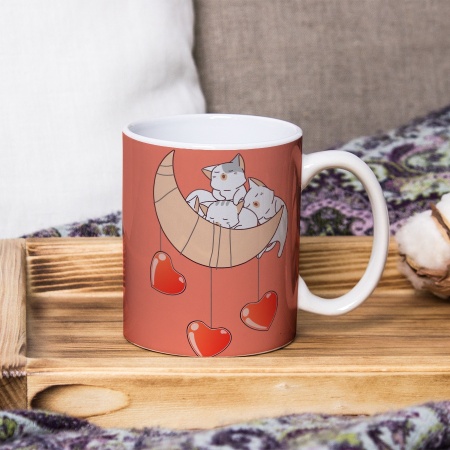 Cana Valentine's Day - Cute Cats on the Moon - Img 3