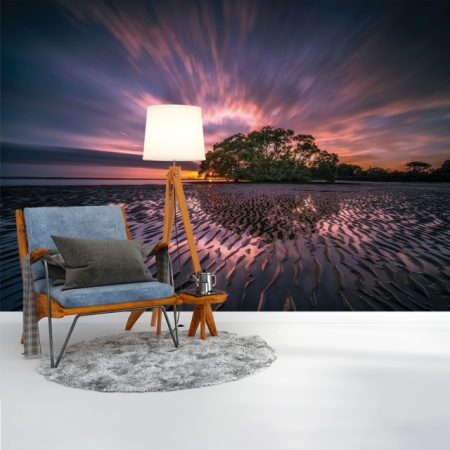 Foto tapet Violet sunset - Img 3
