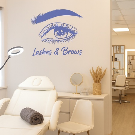 Lashes and brows