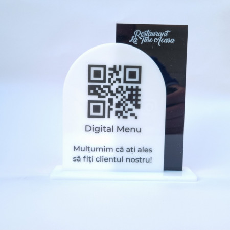 Meniu digital dublu strat cu QR Code - Img 2