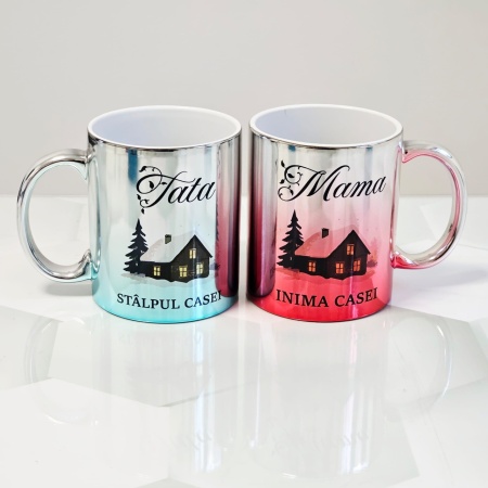 Set 2 cani personalizate Mama si Tata - Img 7