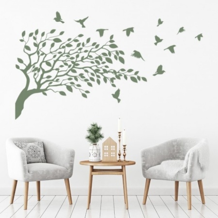 Sticker Bird Tree Branch - Img 2