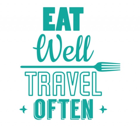 Sticker Bucatarie - Eat well, travel often - Img 2