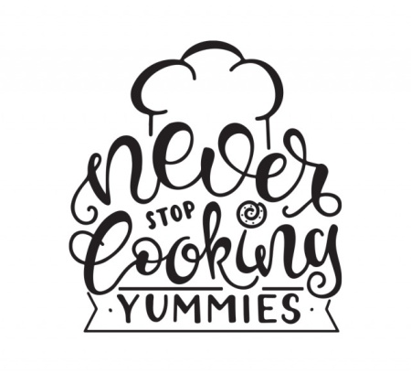 Sticker Bucatarie - Never stop cooking yummies - Img 2