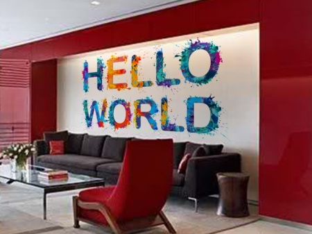 Sticker De Perete Hello World - Img 4