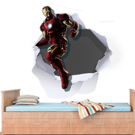 Sticker De Perete Iron Man 3d - Img 2