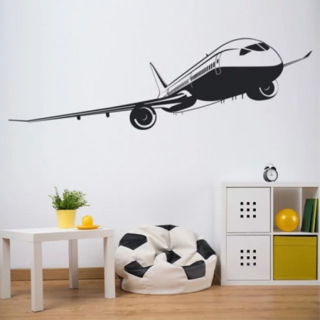 Sticker de Perete Passenger Plane Commercial Airplane - Img 2