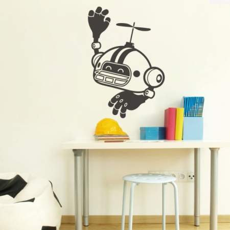 Sticker De Perete Robotel Jucator De Baseball