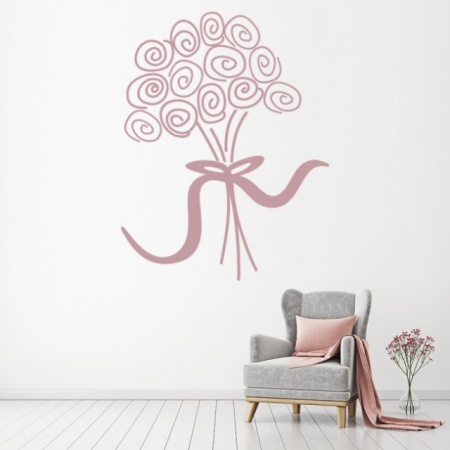 Sticker De Perete Rose Flowers - Img 2