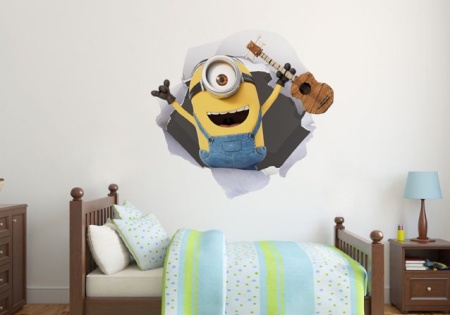 Sticker De Perete Vizita Unui Minion 3d - Img 2