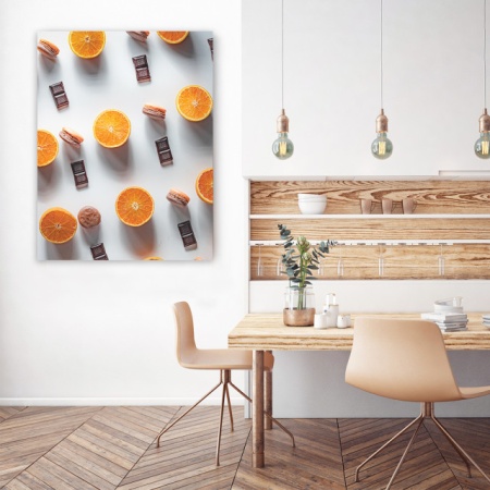 Tablou Bucatarie - Oranges And Sweets Pattern - Img 3